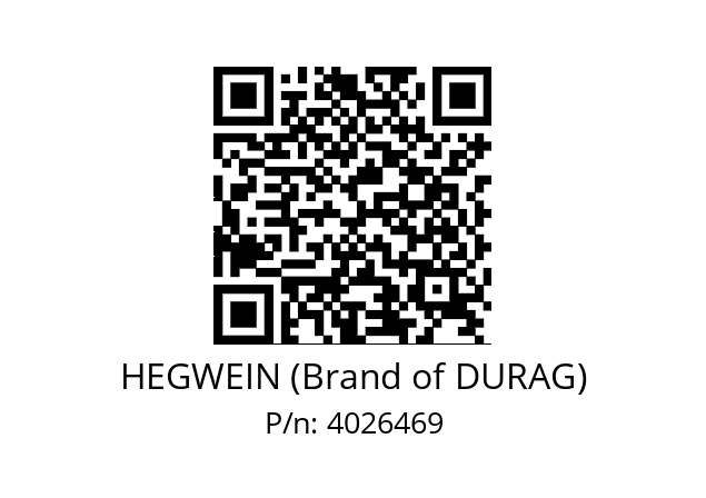   HEGWEIN (Brand of DURAG) 4026469