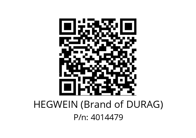   HEGWEIN (Brand of DURAG) 4014479