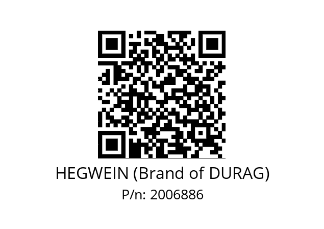   HEGWEIN (Brand of DURAG) 2006886