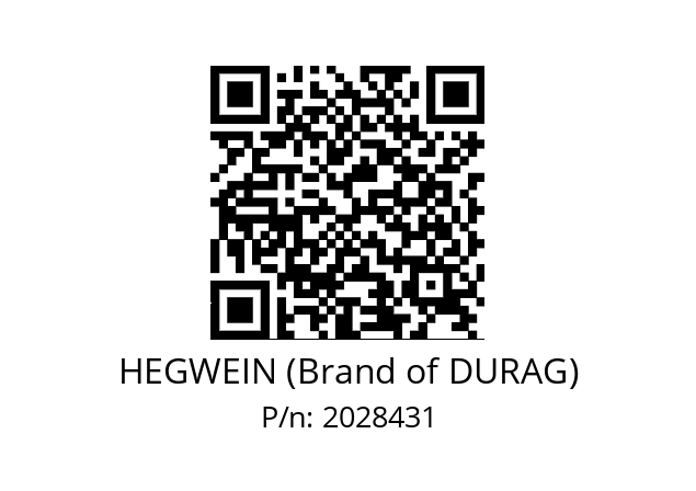   HEGWEIN (Brand of DURAG) 2028431