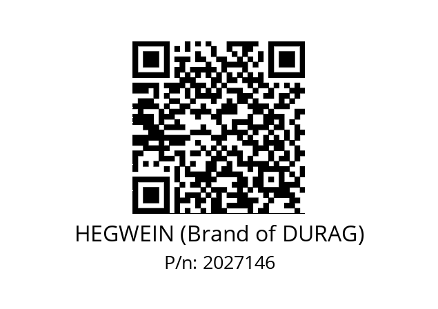   HEGWEIN (Brand of DURAG) 2027146