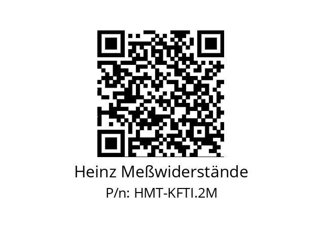   Heinz Meßwiderstände HMT-KFTI.2M