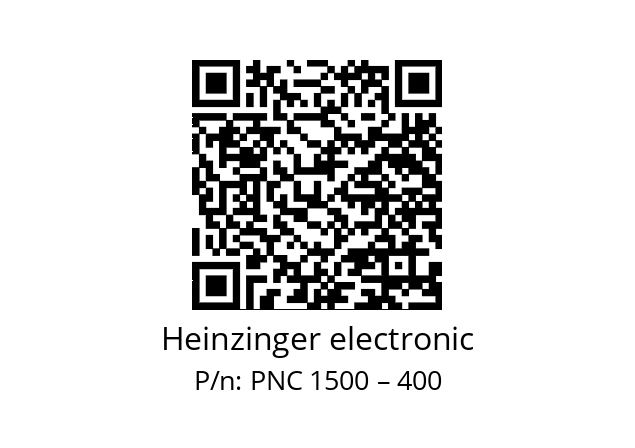  PN 00.220.408.9 Heinzinger electronic PNC 1500 – 400