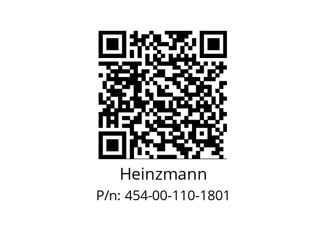   Heinzmann 454-00-110-1801