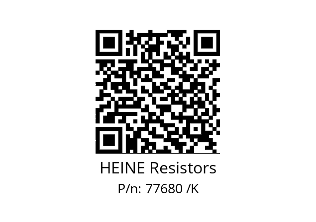   HEINE Resistors 77680 /K