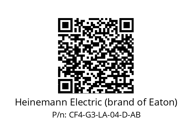   Heinemann Electric (brand of Eaton) CF4-G3-LA-04-D-AB