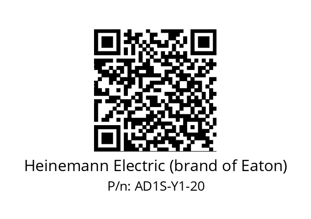   Heinemann Electric (brand of Eaton) AD1S-Y1-20