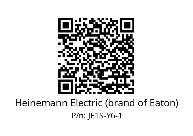  JE1S-B2-AB-11-H-A-52-2-3 Heinemann Electric (brand of Eaton) JE1S-Y6-1