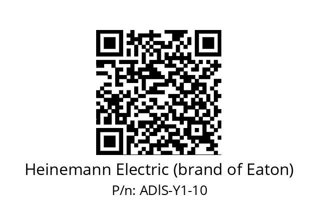   Heinemann Electric (brand of Eaton) ADlS-Y1-10