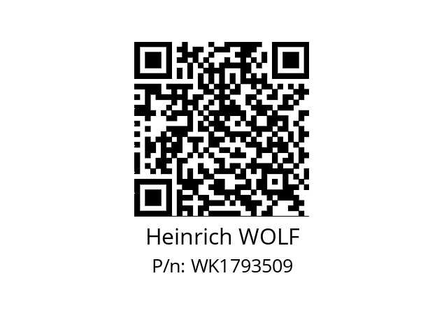   Heinrich WOLF WK1793509