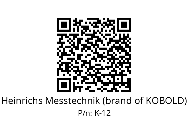   Heinrichs Messtechnik (brand of KOBOLD) K-12