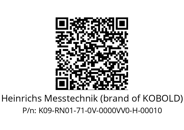   Heinrichs Messtechnik (brand of KOBOLD) K09-RN01-71-0V-0000VV0-H-00010