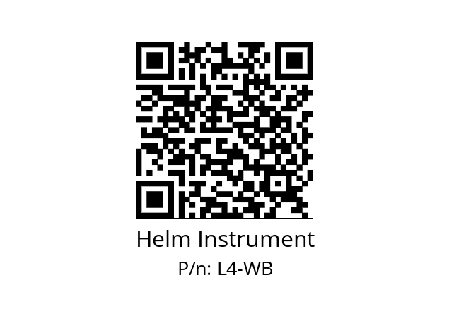   Helm Instrument L4-WB