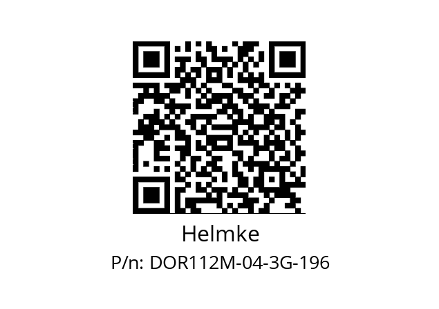   Helmke DOR112M-04-3G-196