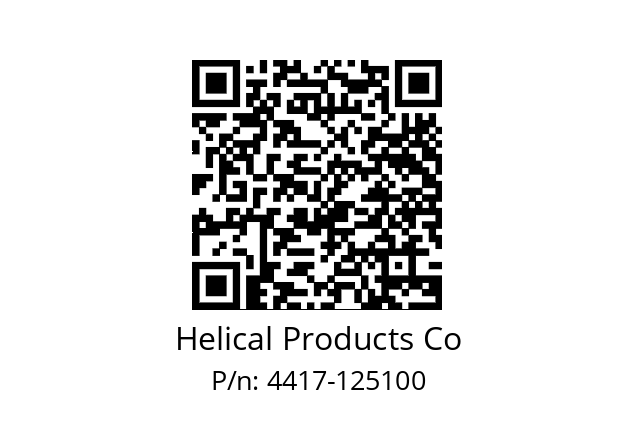   WAC 25-10-6 Helical Products Co 4417-125100