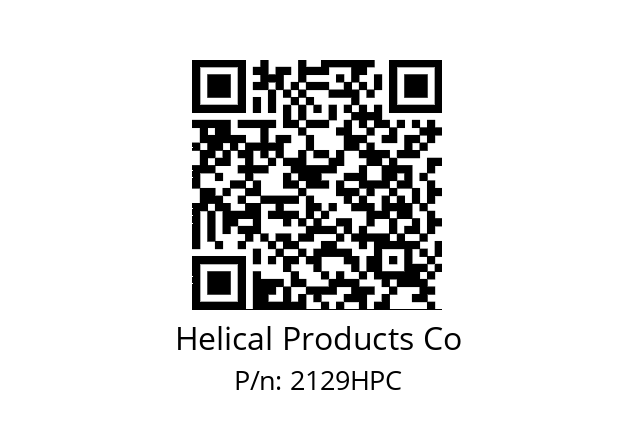   Helical Products Co 2129HPC