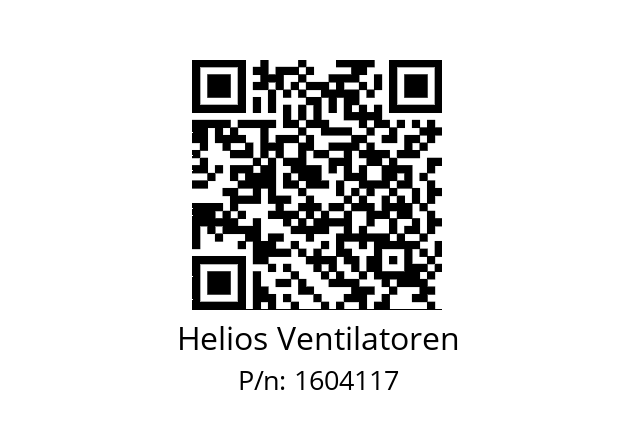   Helios Ventilatoren 1604117