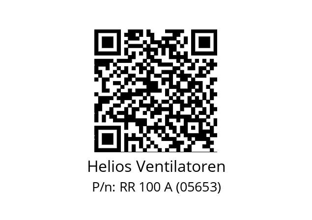   Helios Ventilatoren RR 100 A (05653)