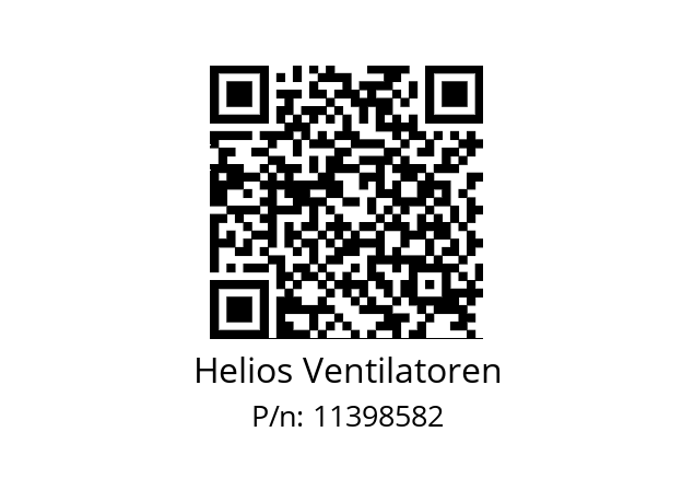   Helios Ventilatoren 11398582