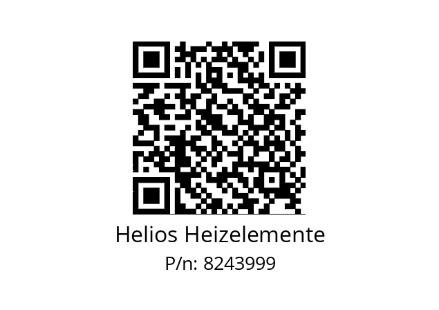   Helios Heizelemente 8243999