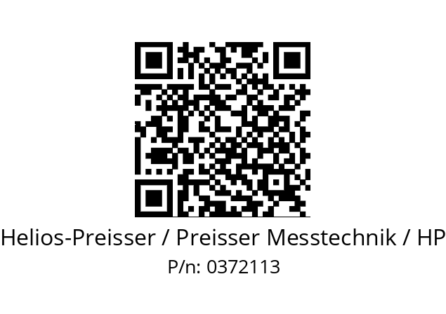   Helios-Preisser / Preisser Messtechnik / HP 0372113