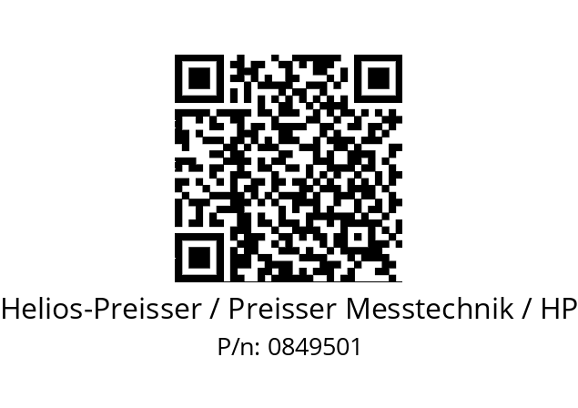   Helios-Preisser / Preisser Messtechnik / HP 0849501