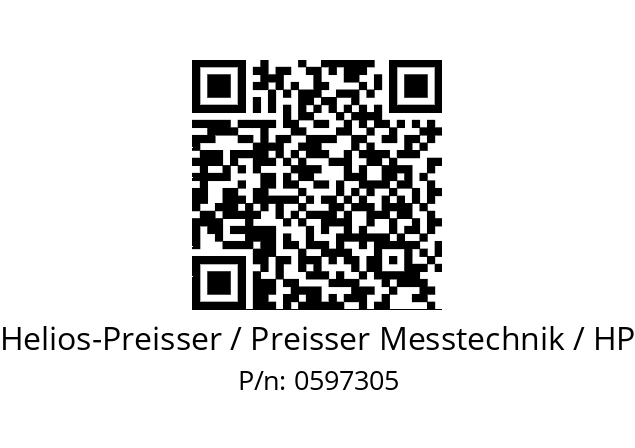   Helios-Preisser / Preisser Messtechnik / HP 0597305