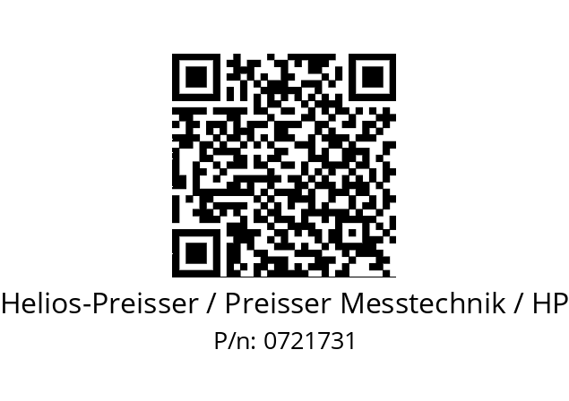   Helios-Preisser / Preisser Messtechnik / HP 0721731