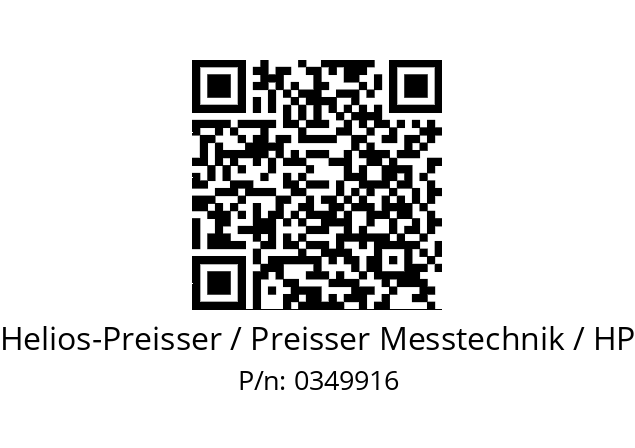   Helios-Preisser / Preisser Messtechnik / HP 0349916