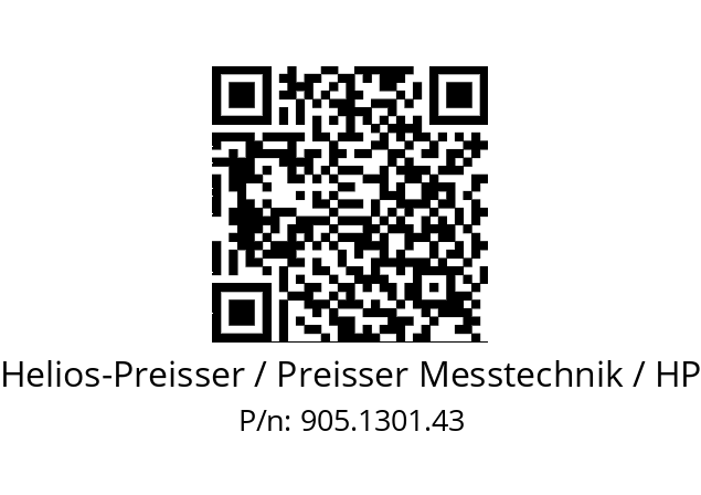   Helios-Preisser / Preisser Messtechnik / HP 905.1301.43