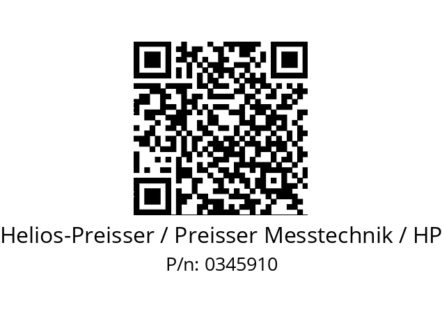   Helios-Preisser / Preisser Messtechnik / HP 0345910