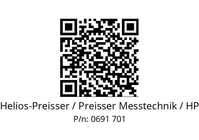   Helios-Preisser / Preisser Messtechnik / HP 0691 701