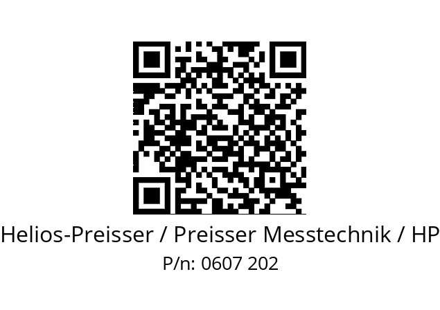   Helios-Preisser / Preisser Messtechnik / HP 0607 202