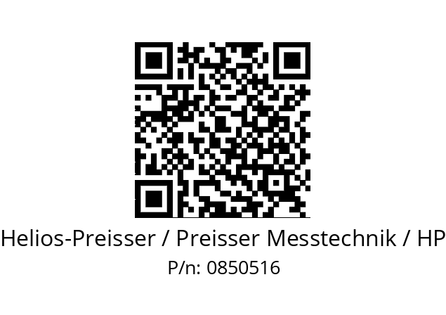   Helios-Preisser / Preisser Messtechnik / HP 0850516