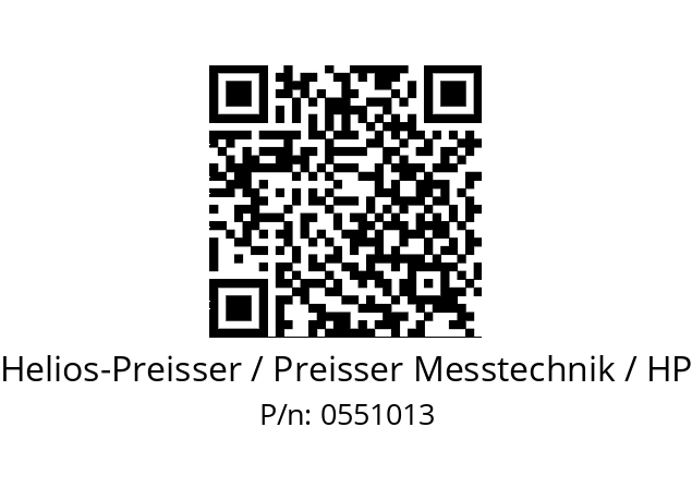   Helios-Preisser / Preisser Messtechnik / HP 0551013