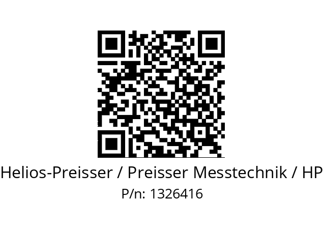   Helios-Preisser / Preisser Messtechnik / HP 1326416