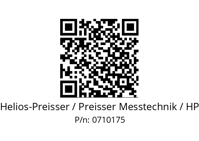   Helios-Preisser / Preisser Messtechnik / HP 0710175