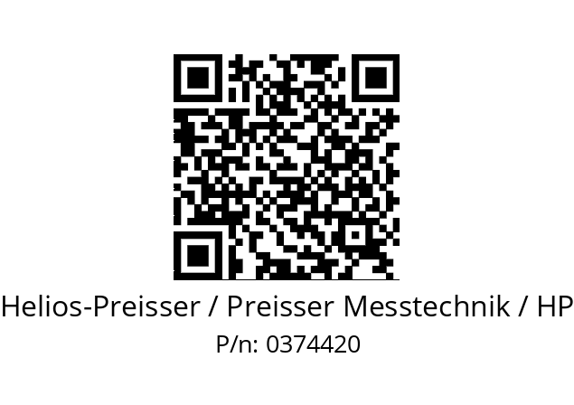   Helios-Preisser / Preisser Messtechnik / HP 0374420