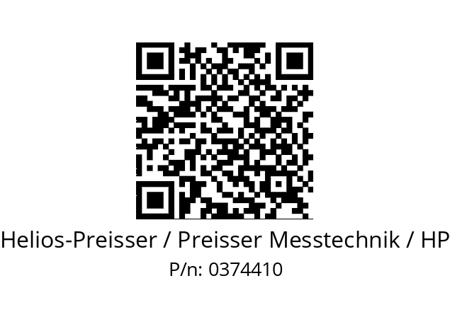   Helios-Preisser / Preisser Messtechnik / HP 0374410