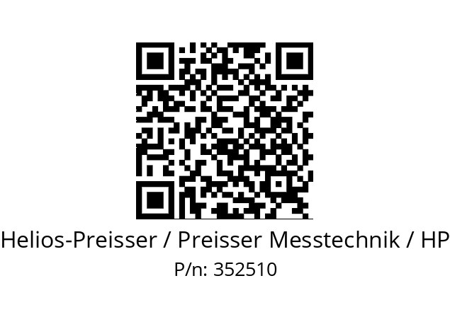   Helios-Preisser / Preisser Messtechnik / HP 352510