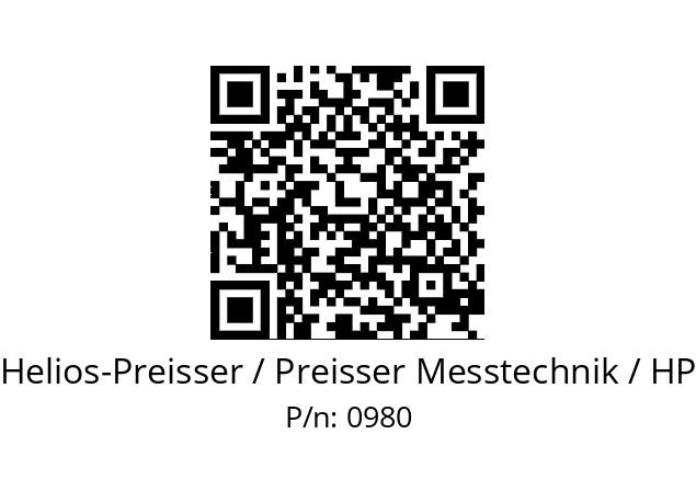   Helios-Preisser / Preisser Messtechnik / HP 0980