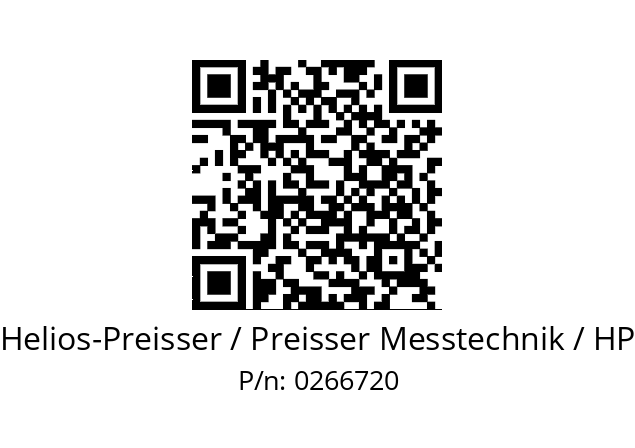   Helios-Preisser / Preisser Messtechnik / HP 0266720