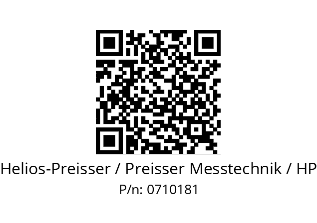   Helios-Preisser / Preisser Messtechnik / HP 0710181