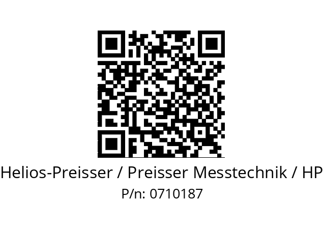   Helios-Preisser / Preisser Messtechnik / HP 0710187