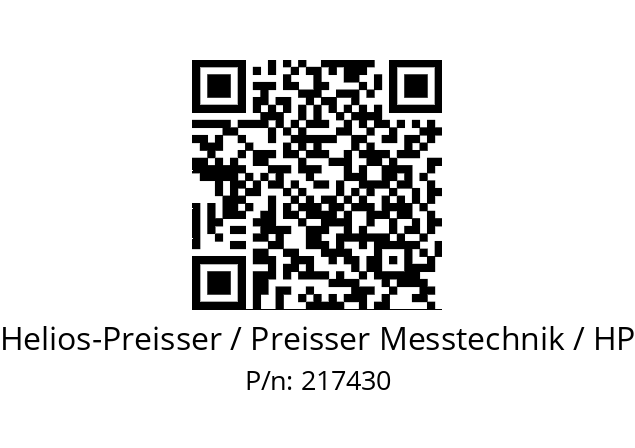   Helios-Preisser / Preisser Messtechnik / HP 217430