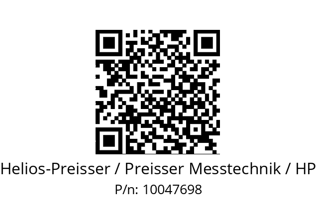   Helios-Preisser / Preisser Messtechnik / HP 10047698