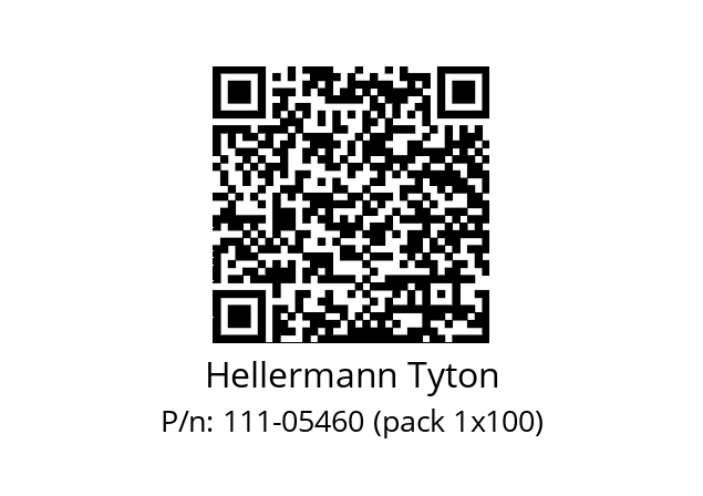   Hellermann Tyton 111-05460 (pack 1x100)