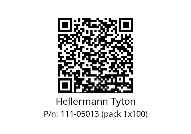   Hellermann Tyton 111-05013 (pack 1x100)