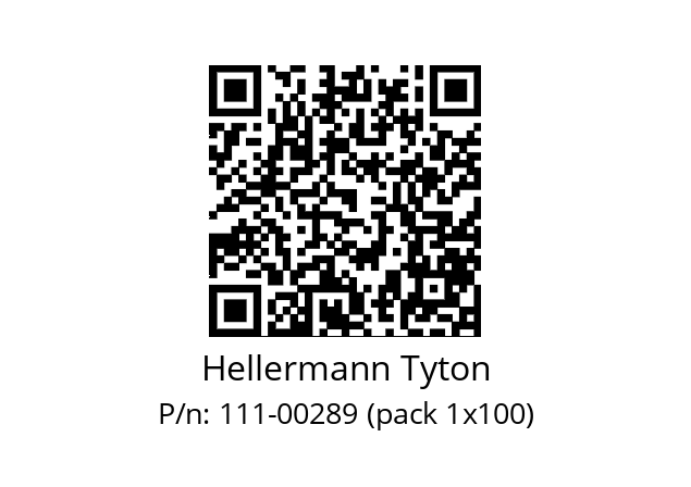   Hellermann Tyton 111-00289 (pack 1x100)