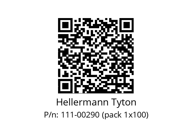   Hellermann Tyton 111-00290 (pack 1x100)